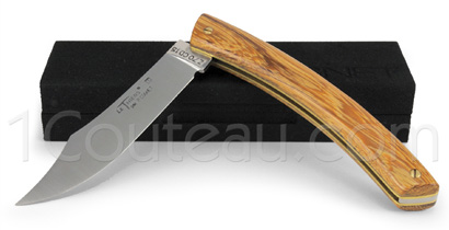 Le Thiers pocket knife by Pierre Cognet - full Snake wood handle