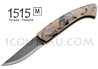 1515 M and M Hawk pocket knife by Manu Laplace - resin handle etching Peregrine Falcon  numbered knife and limited to 100 units - black nylon sheath 1515 Thiers France 