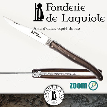 Fonderie de Laguiole Laguiole Legend knife, Full Woodcock handle Fonderie de Laguiole