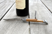 Fonderie de Laguiole Laguiole Legend knife bunch of grappes, Oak handle and corkscrew Fonderie de Laguiole