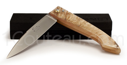 The Capucin pocket knife by Pierre Cognet - Ram horn full handle