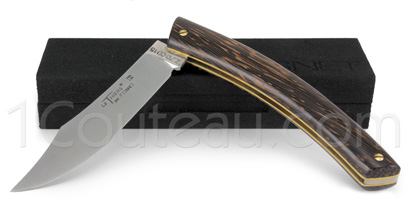 Le Thiers pocket knife by Pierre Cognet - BROWN Palm-tree handle
