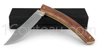 Le Thiers pocket knife by Pierre Cognet - Z70CD15 stainless steel forged blade  brass plates - Thuya-root handle 