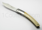 Le Thiers Knife stainless steel bolster and Camel Bone handle