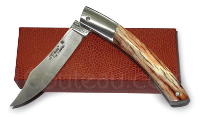 Le Thiers pocket knife by Pierre Cognet - giraffe bone handle