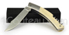 Le Thiers Knife stainless steel bolster and Camel Bone handle with CORKSCREW