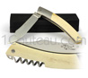 Camel Bone handles Le Thiers pocket knives by Pierre Cognet  corkscrews - stainless steel bolsters - Z70CD15 stainless steel forged blade 