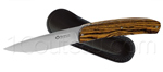 Couteau MASERIN ligne GOURMET manche en BOCOTE avec �tui cuir fait main 