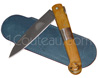 Versailles knife  Stainless steel blade and 1 central brushed stainless steel bolster  Yew wooden handle originate from Versailles