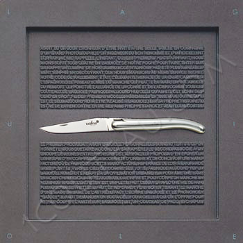 Couteaux Forge de Laguiole, Coffret couteau pliant alu Philippe STARCK