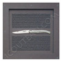Box 1 folding knife aluminum handle and brass plates  designer : Philippe STARCK