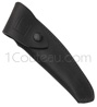 Leather sheath for belt suitable for Le Thiers folding knife 12cm - BLACK shade - vertical port 