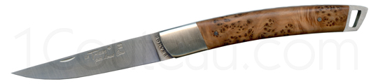juniper wood Le Thiers Knife by Louis Cau